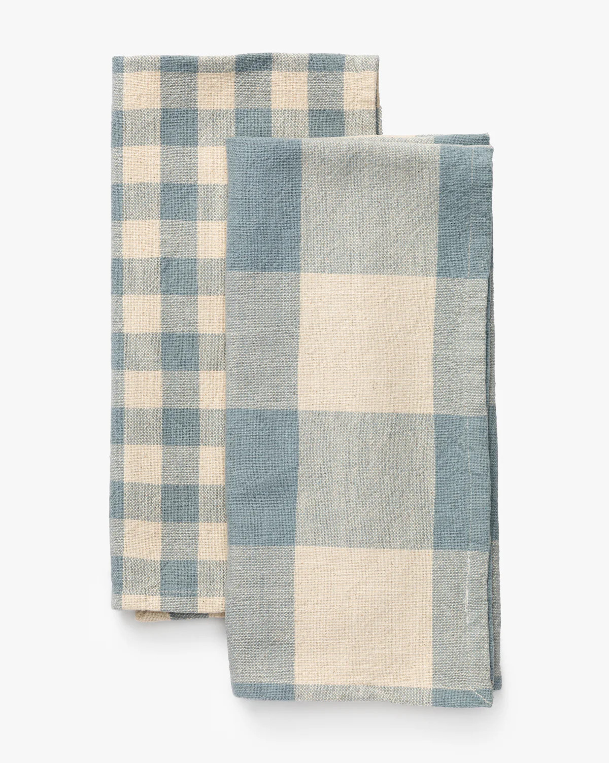 Blue & White Gingham Tea Towels (Set of 2) | McGee & Co. (US)
