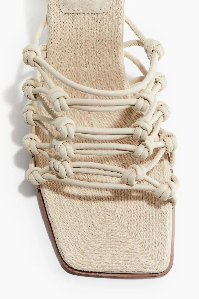 Knot-detail Heeled Sandals | H&M (US + CA)
