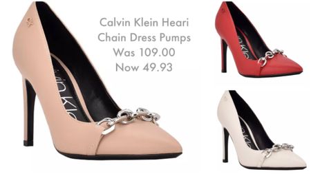 Shop these heels form
Calvin Klein while sizes are still in stock!! This deal is too amazing to pass by! #womensworkheels #heelsforwork

#LTKshoecrush #LTKworkwear #LTKunder50