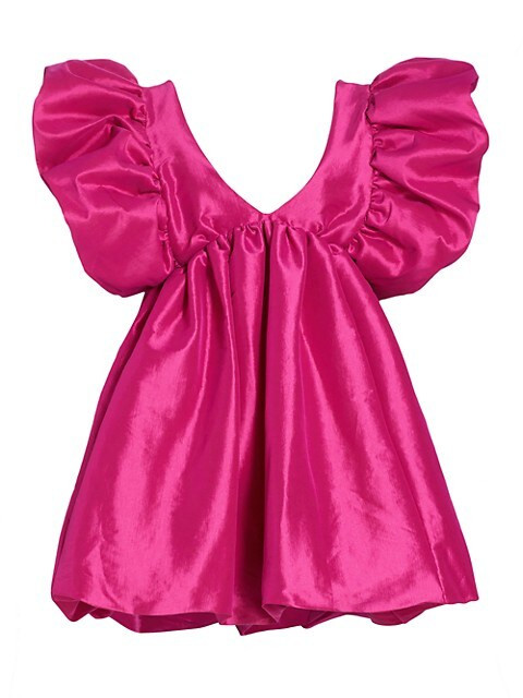 Adri Taffeta Babydoll Dress | Saks Fifth Avenue