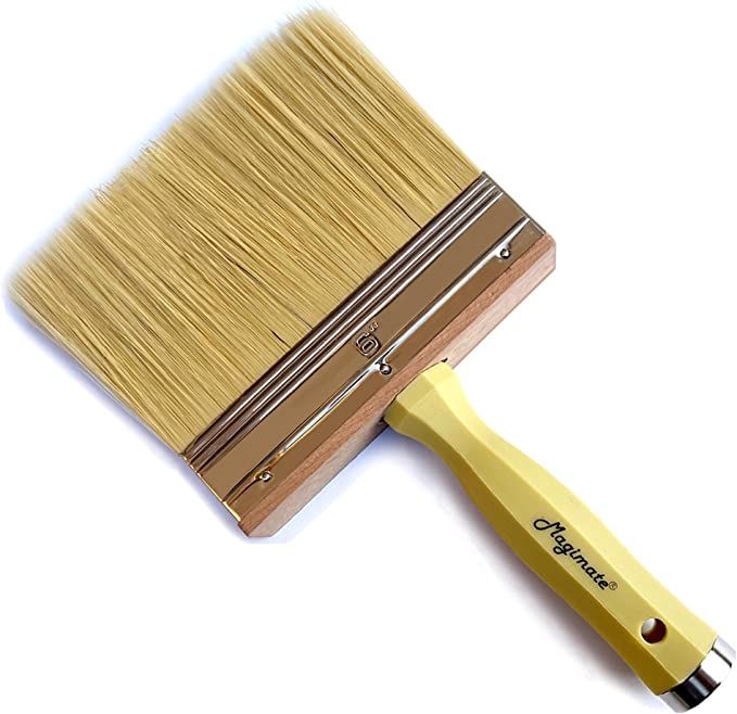 6 Inch Extra-Wide Paint Brush Large Block Stain Brushes Heavy-Duty Household Bristle Paint Brush ... | Amazon (US)