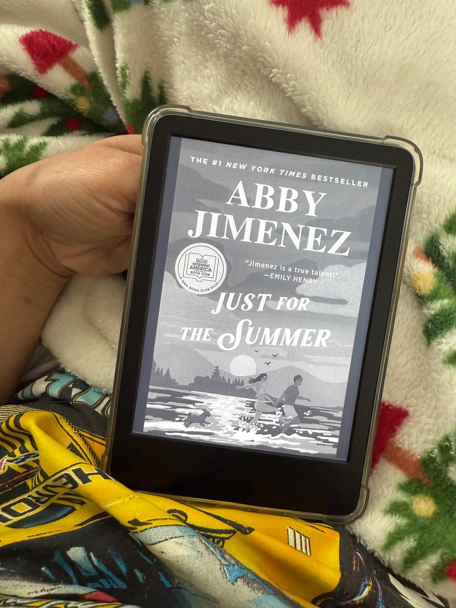 Officially started book number nine for 2025😍🙌🏽 If you want somewhere to share you favorite books and talk books with no judgement, then join Simply Booked on Facebook!  You won’t regret it💗💗 #kindle #ereader #simplymadisynn #readwithme #abbyjimenez #books #bookrecommendations #ltkbooks 

#LTKFindsUnder50 #LTKHome #LTKTravel