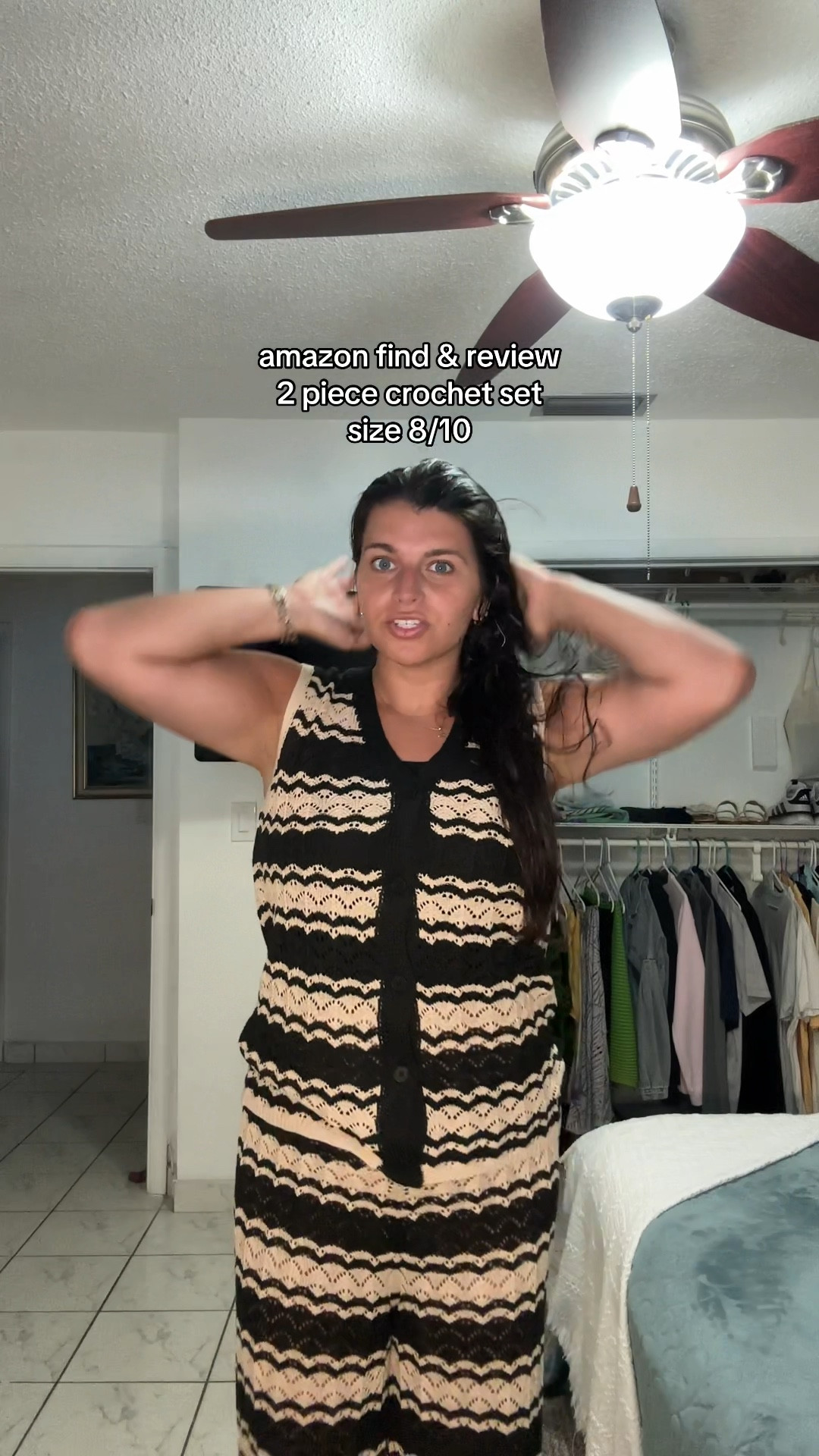 Cutest 2 piece crochet find from Amazon! Super lightweight great to lounge in or use as a coverup!

Wearing size L for reference!! 

Crochet set, Amazon finds, vacation outfits, Miami outfits, Amazon vacation outfits 

#LTKTravel #LTKFindsUnder50 #LTKStyleTip