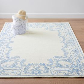 LoveShackFancy Ornate Border Rug | Pottery Barn Teen