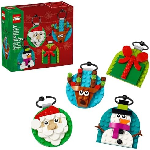 LEGO Christmas Ornament Selection Building Toys - Holiday Crafts for Family, Kids, Boys & Girls, ... | Amazon (US)