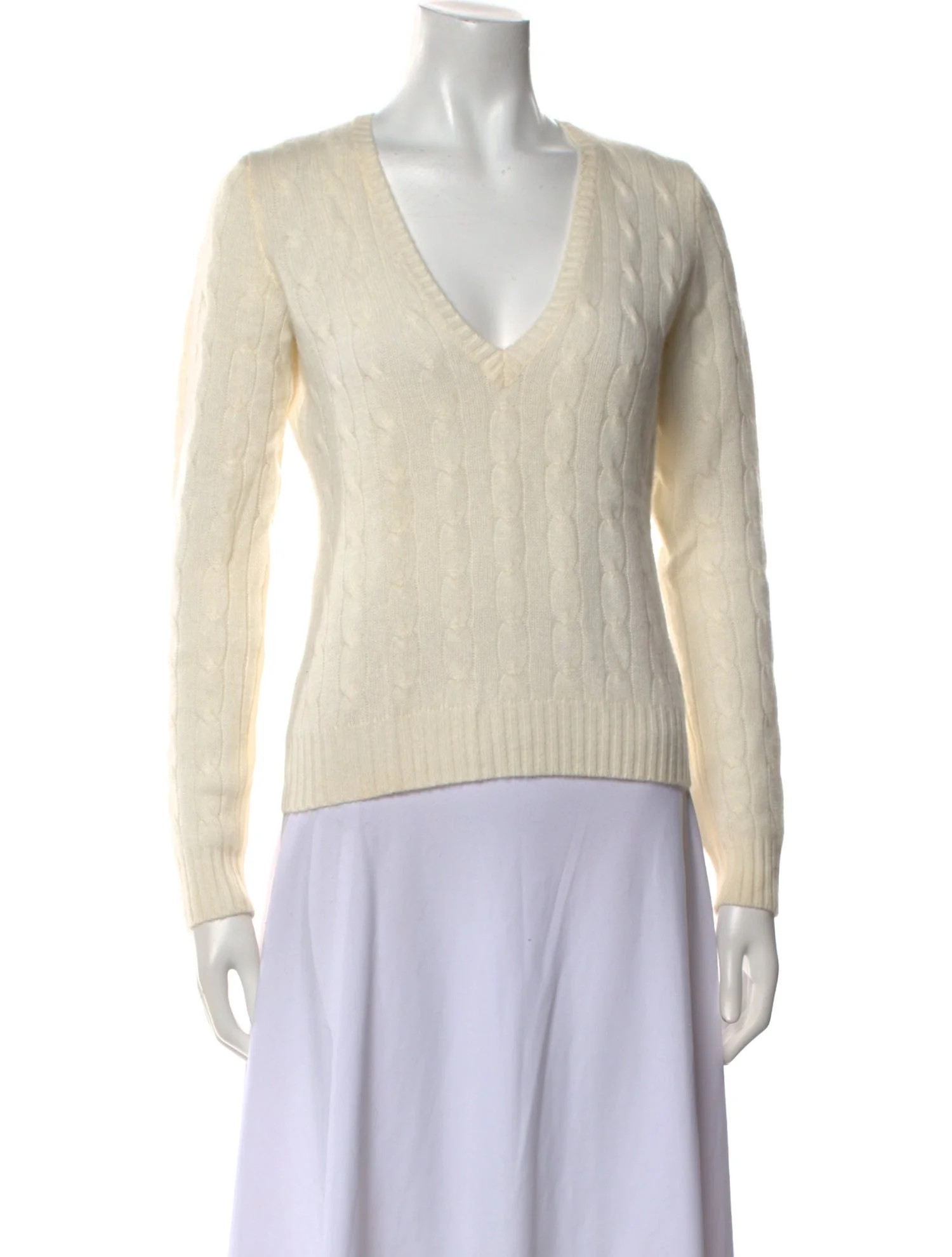 Cashmere V-Neck Sweater | The RealReal