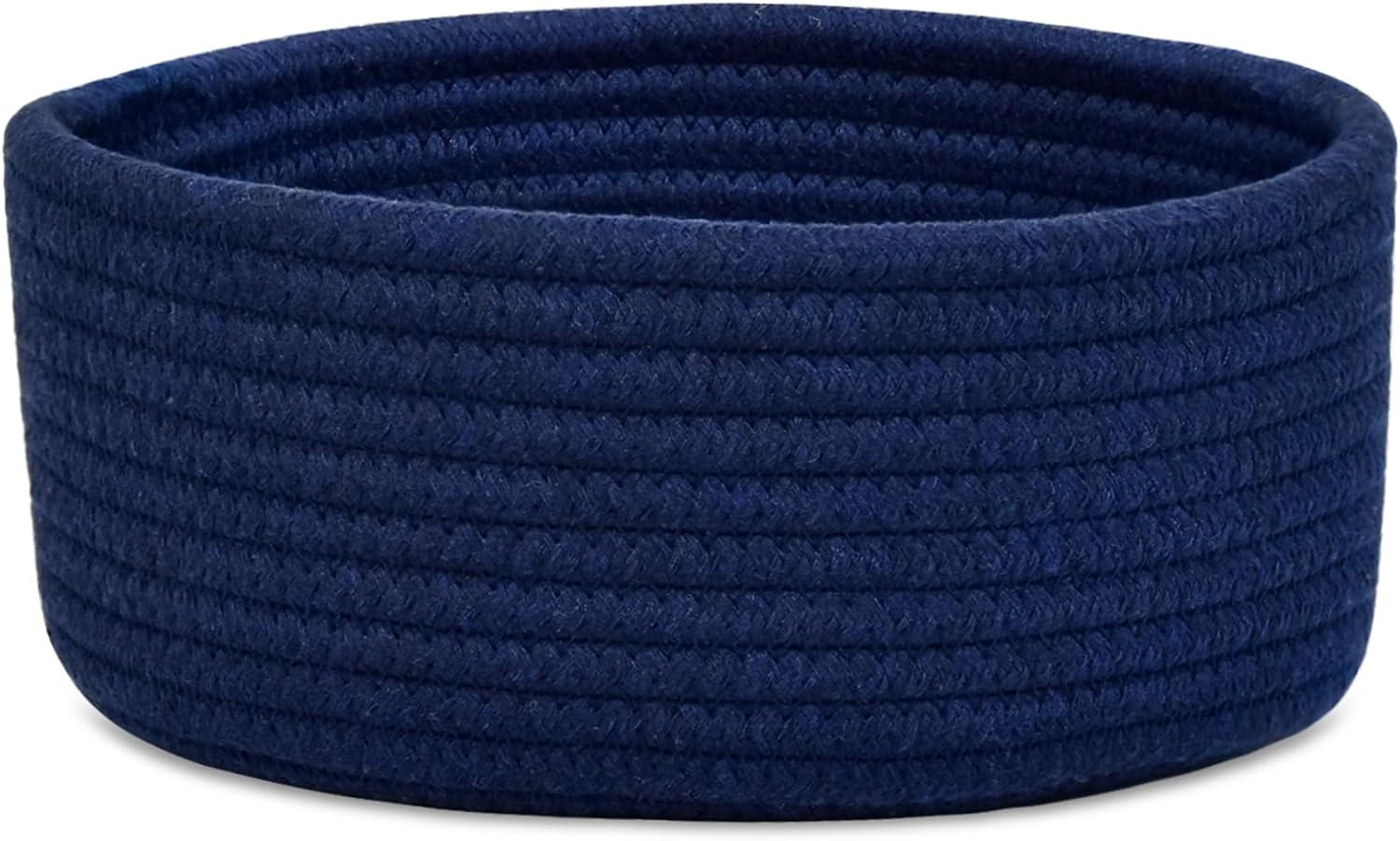 ABenkle Small Woven Basket, Empty Tiny Shallow Storage Basket, Mini Cotton Rope Baskets, Round De... | Amazon (US)