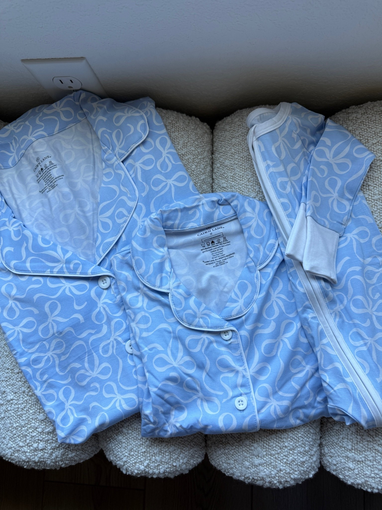 New Caden Lane Pj’s! Loving this pattern 🩵 Use code | HALEYP for 20% off 🔗 #cadenlane

#LTKSaleAlert #LTKBaby #LTKmomlife