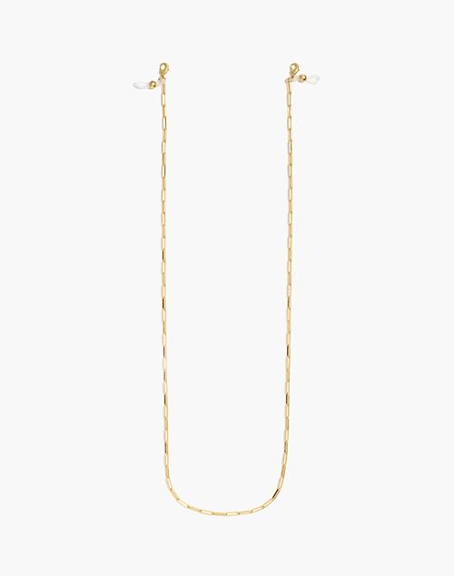 Paperclip Chain Convertible Face Mask Lanyard | Madewell