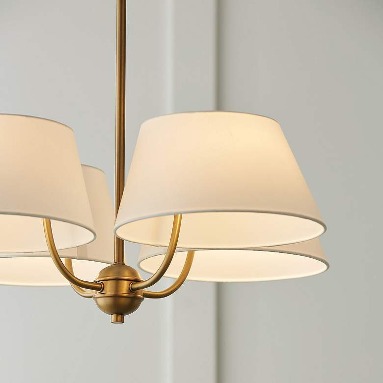 Capital Welsley 25 1/2" Wide Aged Brass 4-Light Chandelier - #0469C | Lamps Plus | Lamps Plus