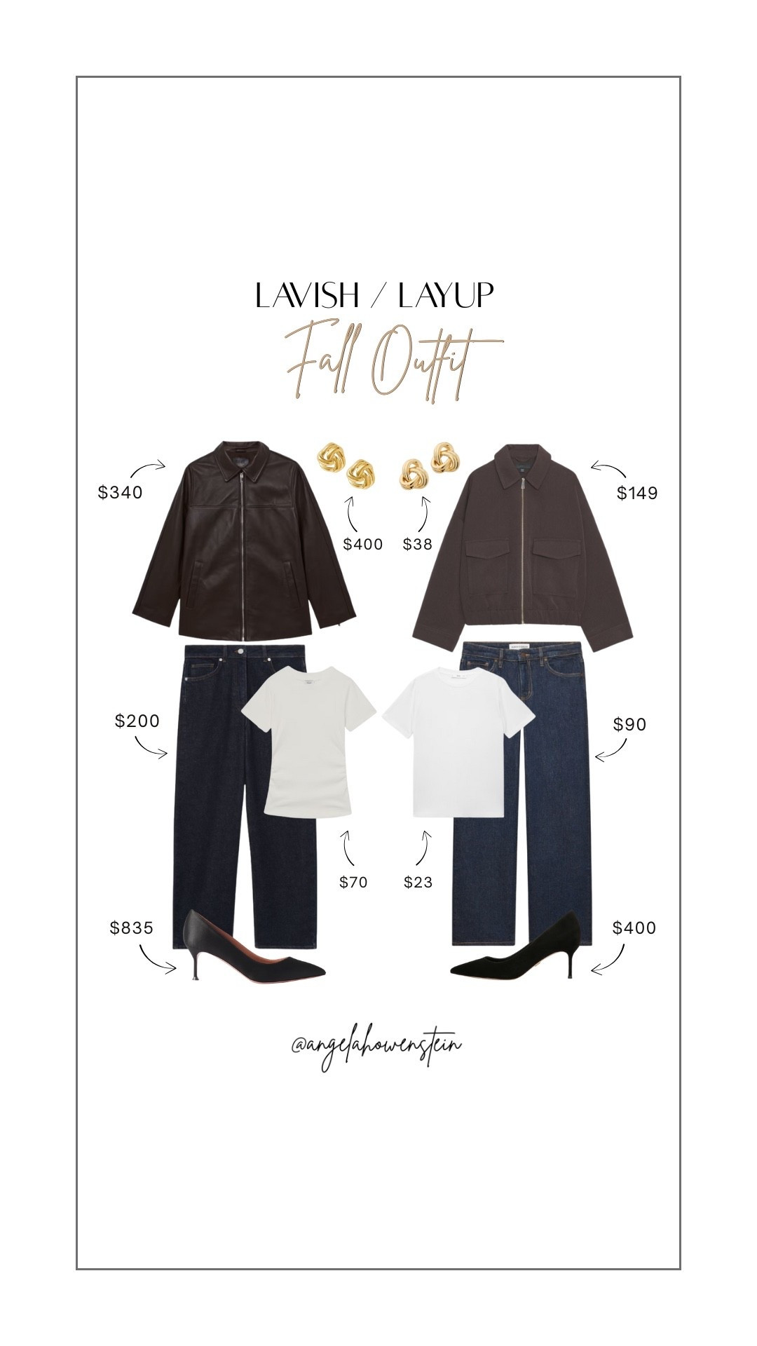 Two ways to wear it, two price points to love.  From a designer heel to a classic pump, and luxe earrings vs. a chic find—this look proves you can always choose your own mix.

#lavishorlayup #saveorsplurge #ltkfallfashion #ltkstyle #falloutfitideas #ltkootd #lookforless #fallstyleedit #ltkfashion #ltkchic



#LTKShoeCrush #LTKSeasonal #LTKStyleTip