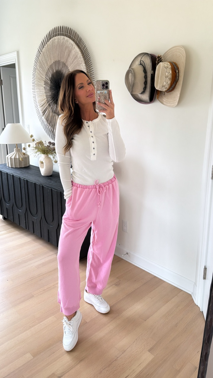  fp movement sweats are the best! fitted white henley and white reeboks linked too! 

#LTKootd #LTKGiftGuide #LTKSaleAlert