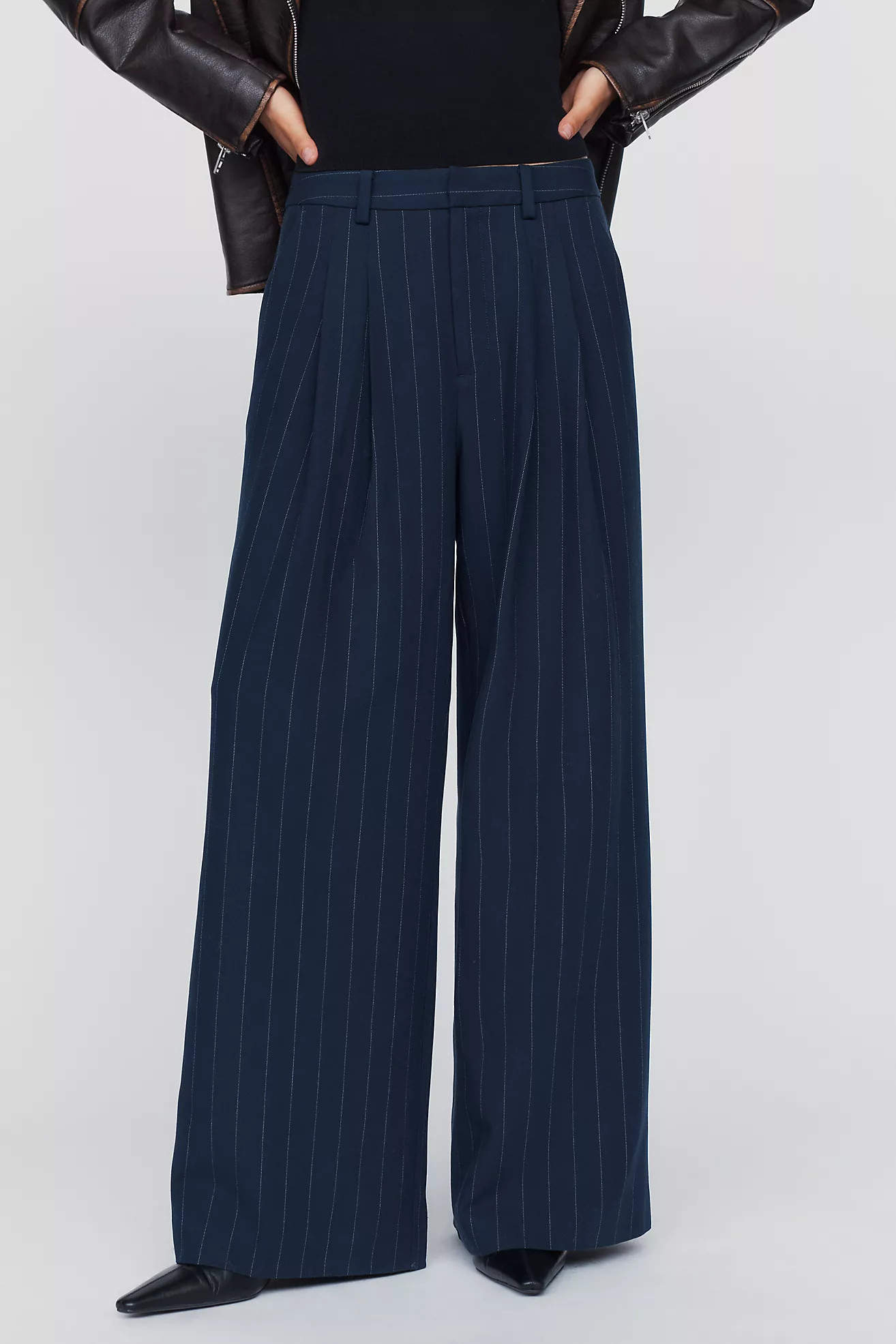 Avery Elastic-Back Trousers by Maeve Pants | Anthropologie (US)