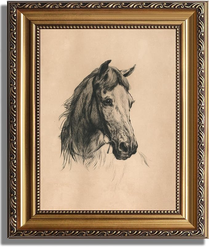 ASTRDECOR Classic Horse Wall Art Prints, Vintage Farmhouse Country Wall Decor, Rustic Artwork Can... | Amazon (CA)