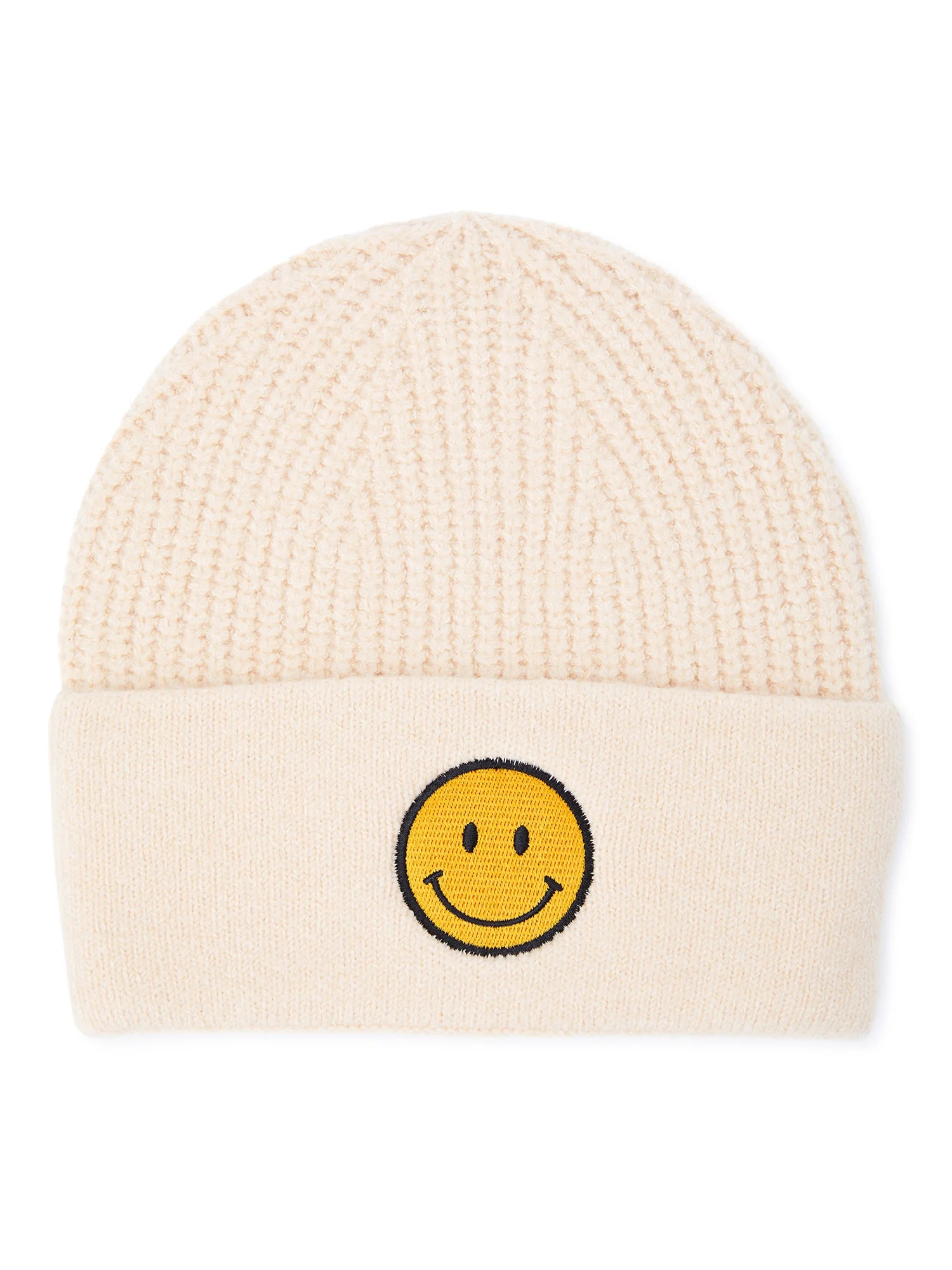 No Boundaries Juniors Embroidered Cuff Beanie - Walmart.com | Walmart (US)