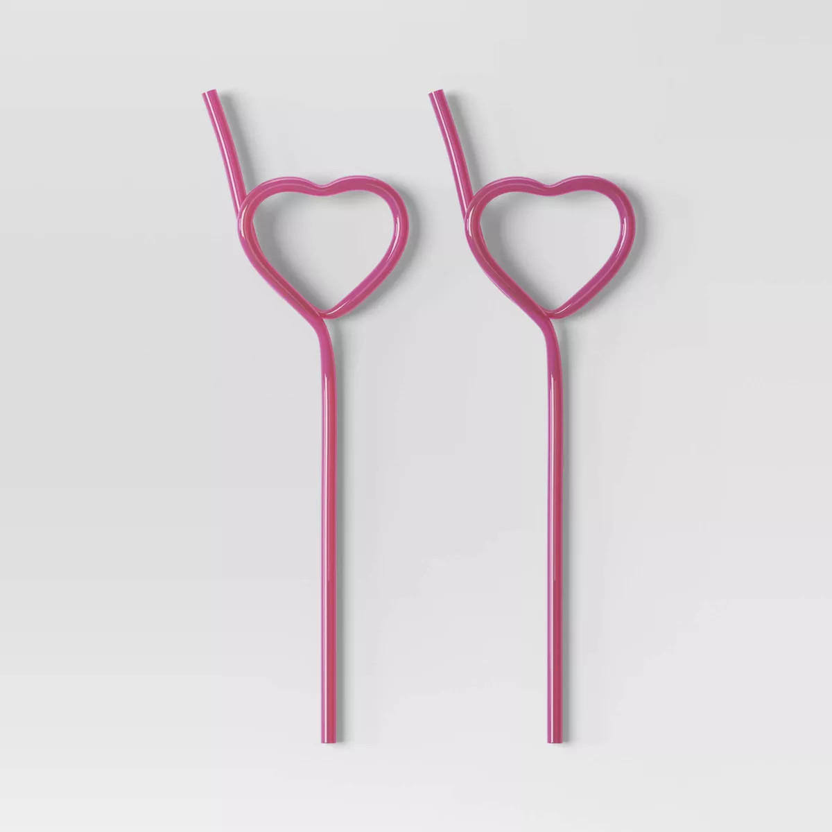 2pc Figural Hearts Reusable Straws - Room Essentials™ | Target