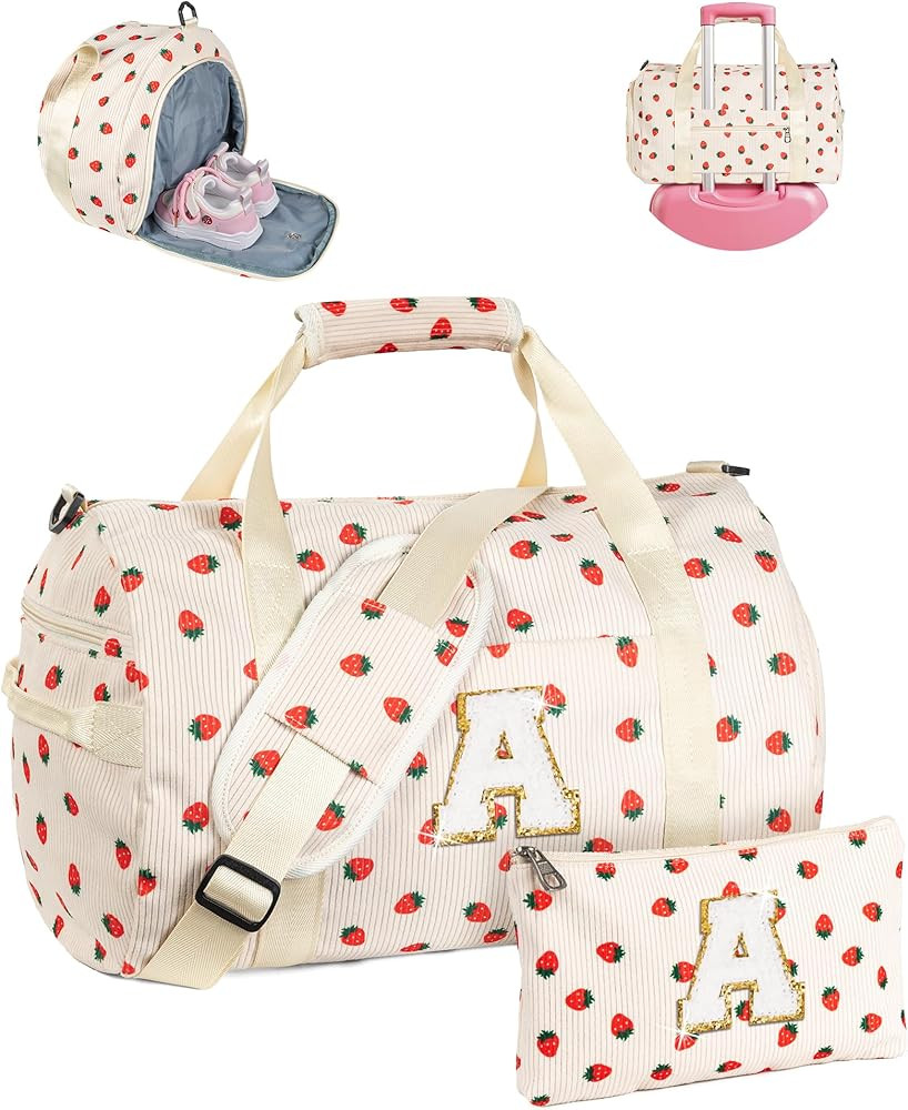 Easter Basket Stuffers-Teen Girl Gifts Trendy Stuff, Girls Gym Bag, Kids Weekend Duffel Bags with... | Amazon (US)