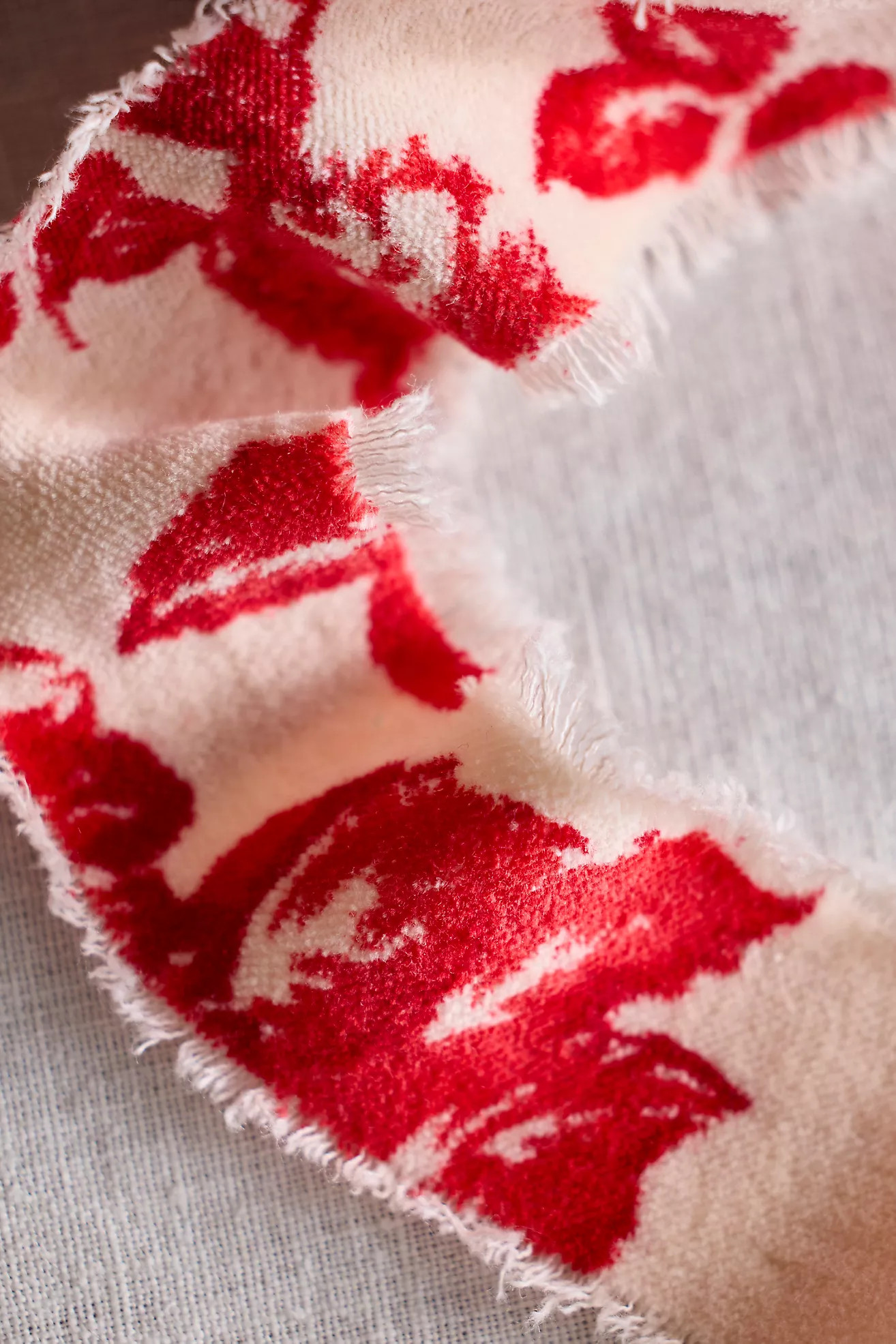 Tonal Floral Velvet Ribbon | Terrain