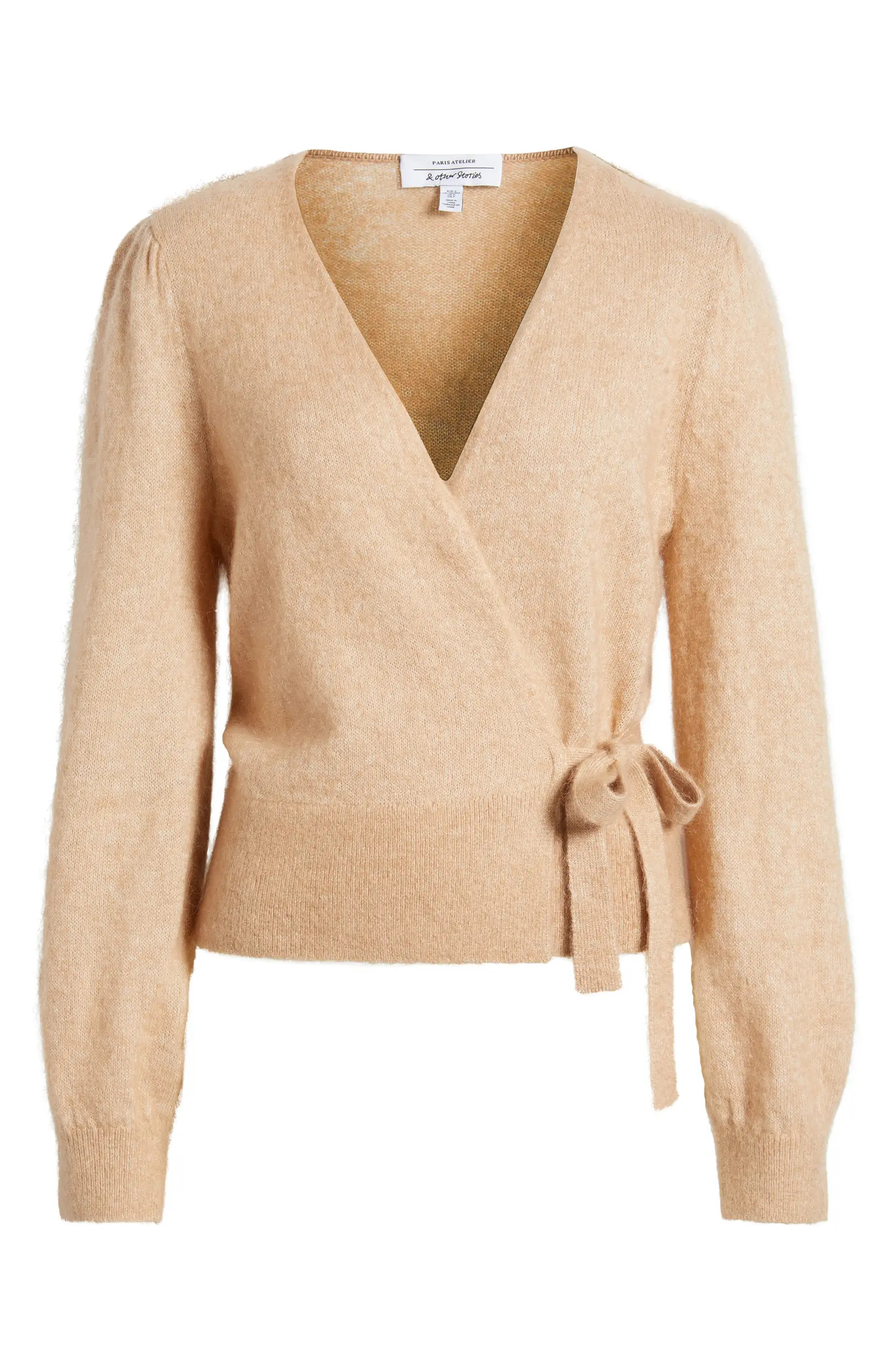 & Other Stories Side Tie Wrap Cardigan | Nordstrom | Nordstrom