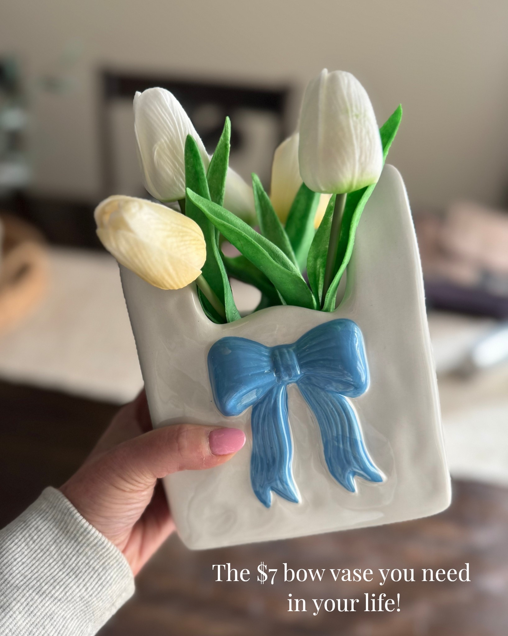 This $7 bow vase from Walmart is absolutely precious! Grab it now before it goes out of stock! 

#LTKHome #LTKSpringSale #LTKSeasonal