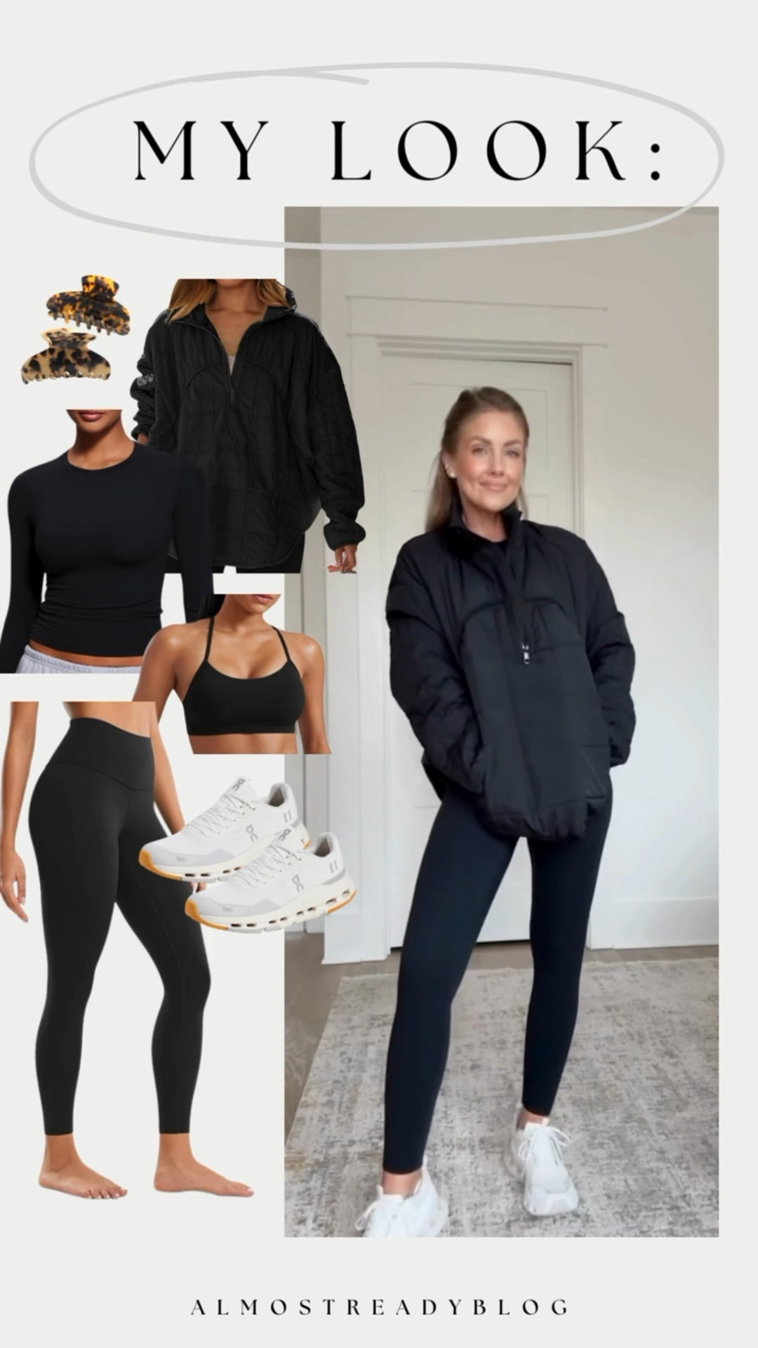 Layered Amazon look for a chilly beach walk today 🖤 This Amazon jacket is a 10/10 🙌🏼 It’s so lightweight but WARM! Wearing the Small / Small sports bra / Small long sleeve / XS leggings 

Amazon, Amazon activewear, Amazon fleece jacket, windbreaker, Amazon athleisure, activewear, Almostreadyblog, Amanda west

#LTKfitnessgoals #LTKSeasonal #LTKActive