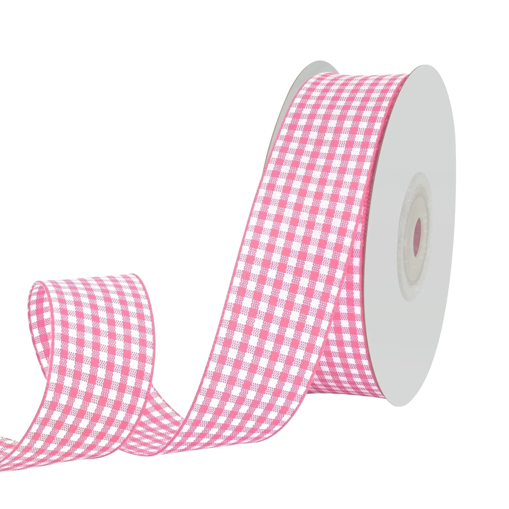 Peach Gingham Ribbon Checkered Ribbon Plaid Ribbon Picnic Craft Ribbon for Sewing, Gift, DIY Craf... | Walmart (US)