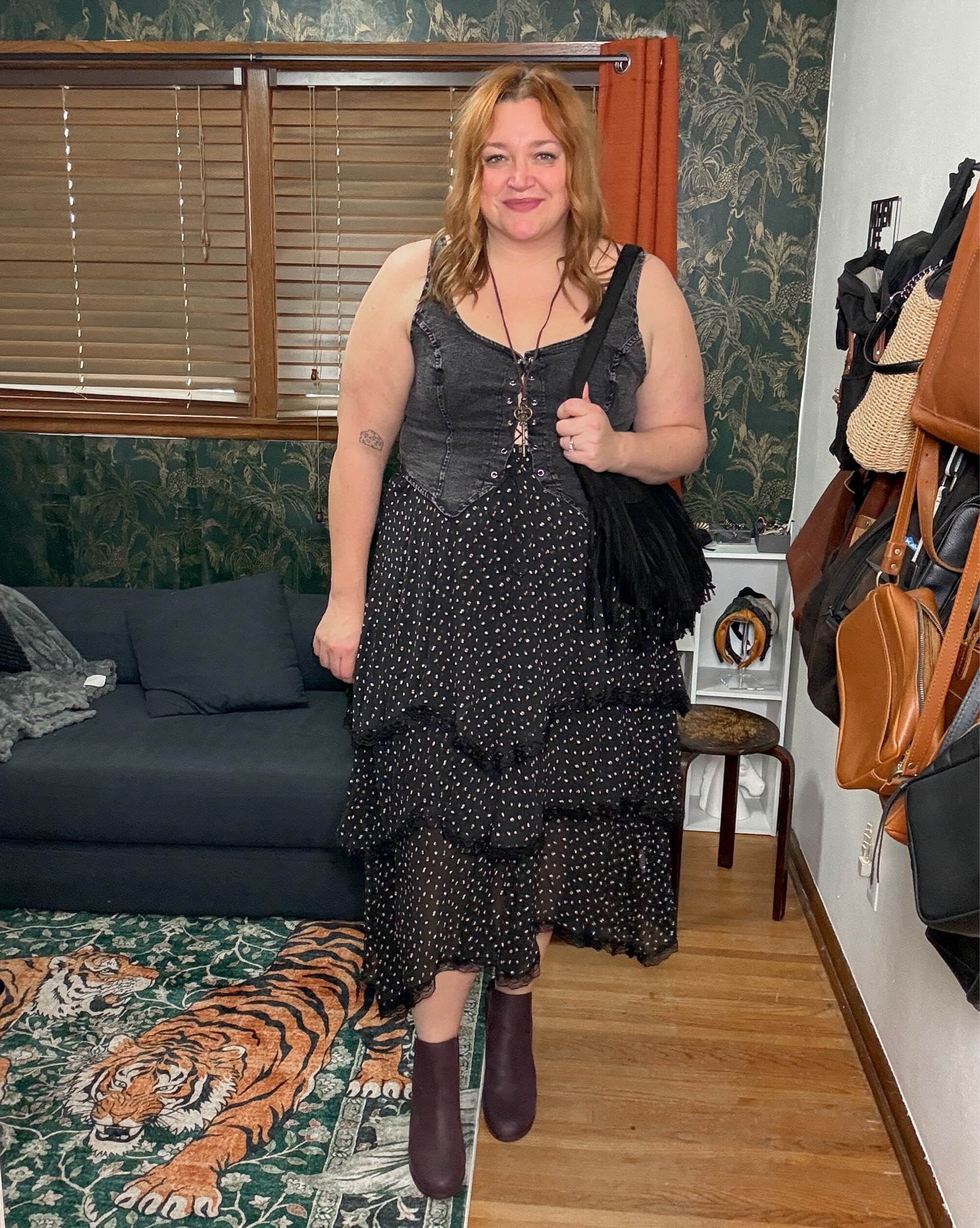 Witchy aesthetic cottage core spring outfit for mid and plus sizes.
Wearing 3X as a US 18

#LTKPlusSize #LTKTall #LTKMidsize
