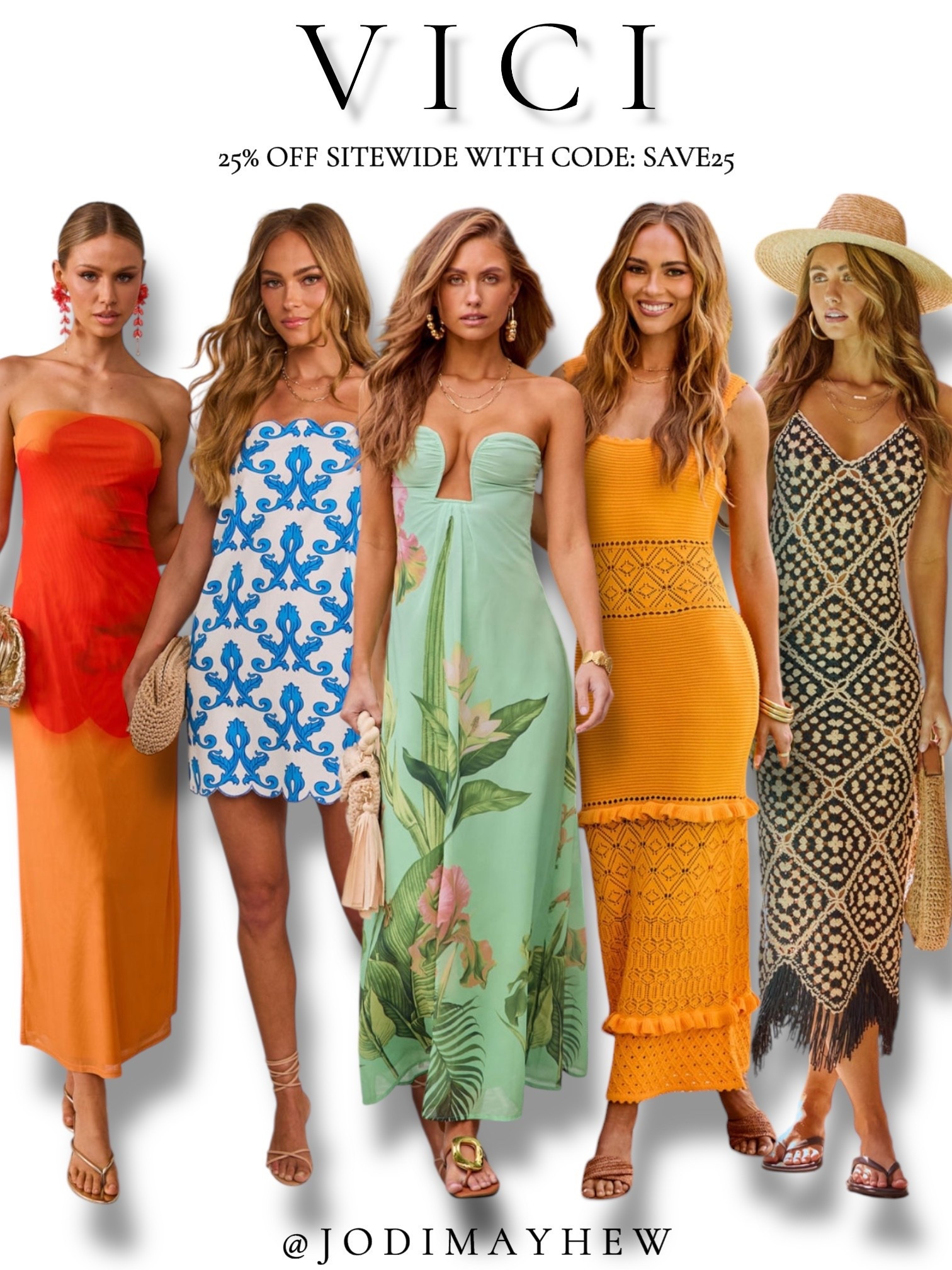 VICI: 25% Off Sitewide With Code: SAVE25

#vici @VICI #dress #dresses #floral #easter #spring #summer #event #guest #bridal #wedding #engagement #shower #baby #lace #midi #mini #maxi #resort #pool #beach #sale #crochet #floral #wear #swim #vacation #vacay #2026

#LTKTravel #LTKSwim #LTKWedding