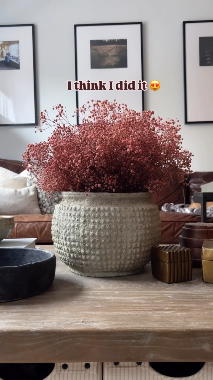 Come make this modern organic coffee table floral arrangement with me for under $130! 😉 I fell in love with this look from one of my favorite design books (shout-out to Amber Interiors), but I’m currently decorating my home on a budget, so I wanted to get the look for less. ❤️

I found a $90 textured vintage style planer, some affordable dried baby’s breath (I got everything you see here for $36), and put ‘em together to create the most beautiful coffee table decor piece. This floral arrangement would also look great on a dining table, in a bedroom, or anywhere, really!

I’ve also rounded up some brand new Wayfair finds that are part of their Presidents' Day Clearance, which means up to 70% off the entire website and fast shipping. 

#wayfair #wayfairpartner @wayfair 

#LTKSaleAlert #LTKHome #LTKFindsUnder100