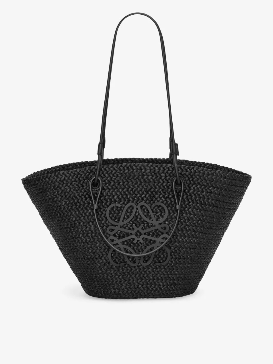 Anagram-logo medium iraca-palm tote | Selfridges