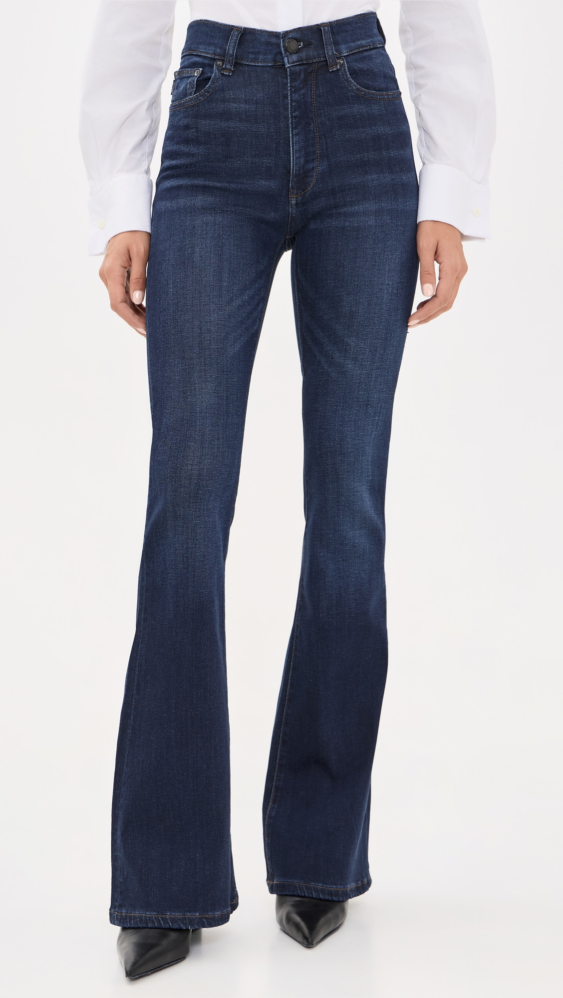 DL1961 Bridget Bootcut High Rise Instasculpt Jeans 33 Dark Indigo (Ultimate) 28 | Shopbop