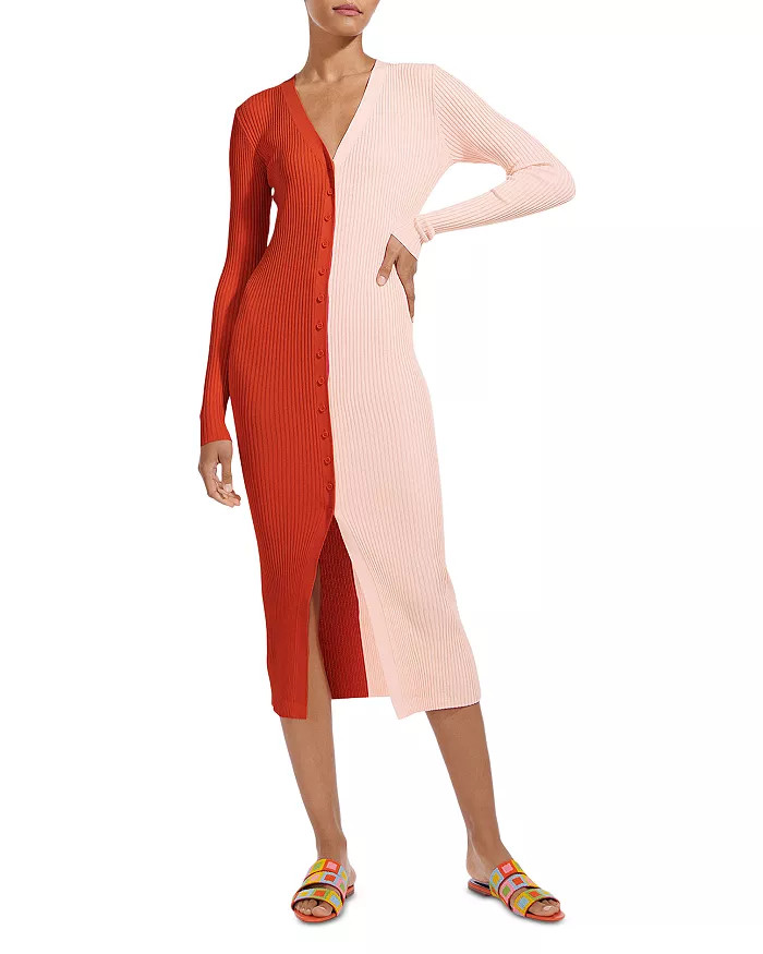 Shoko Color Block Ribbed Sweater Dress | Bloomingdale's (US)