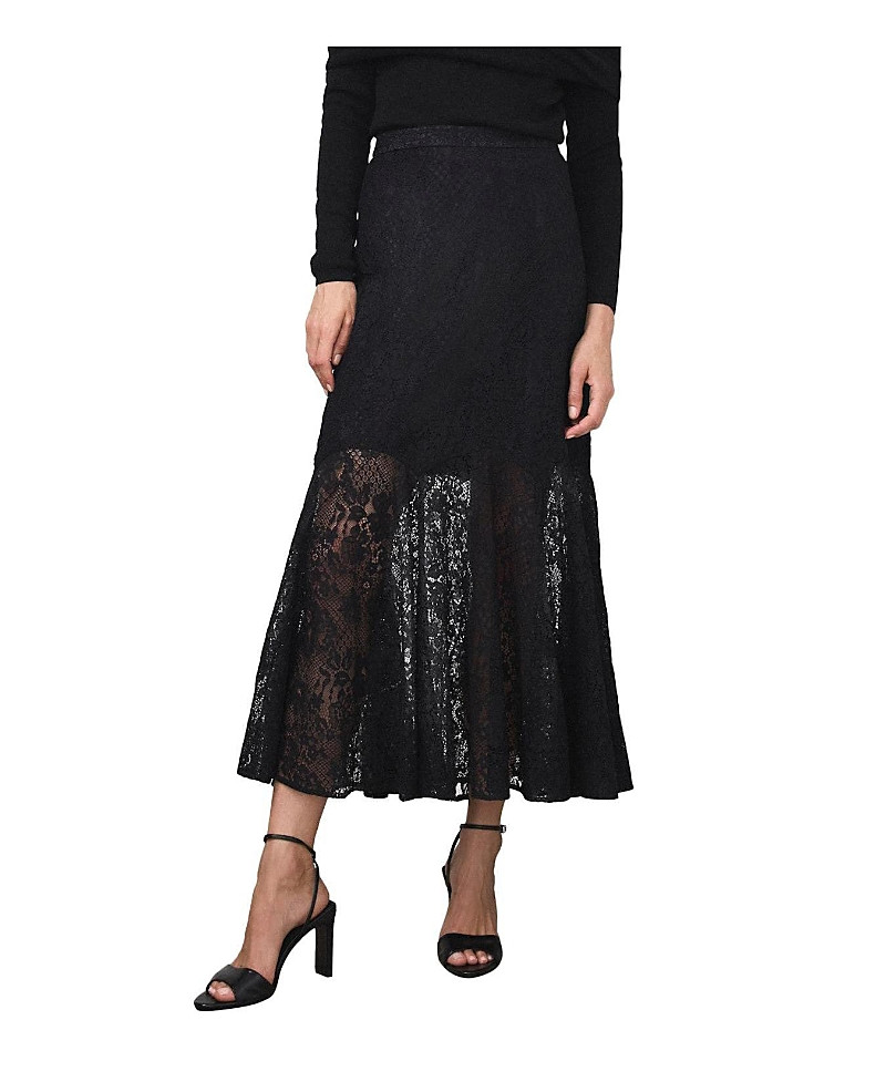 Mint Velvet Women's Lace Fluted Sheer Skirt | Bloomingdale's (US)