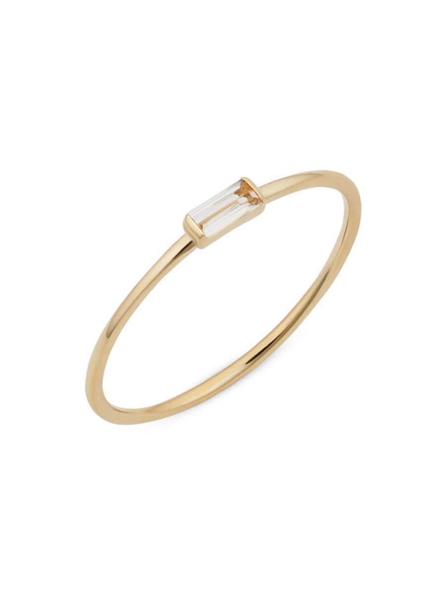 14K Yellow Solid Gold Fresco Baguette Ring | Saks Fifth Avenue