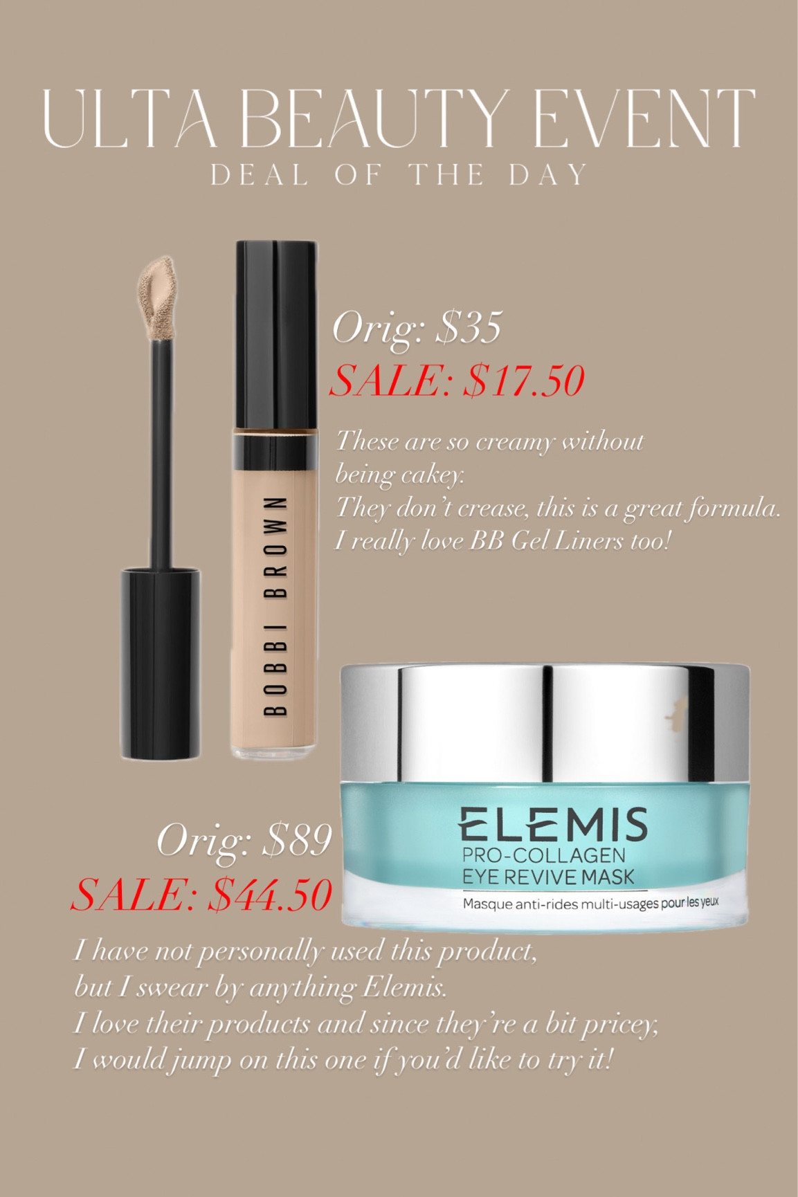 Ulta Beauty Event- Deal of the day!

#LTKfindsunder50 #LTKbeauty