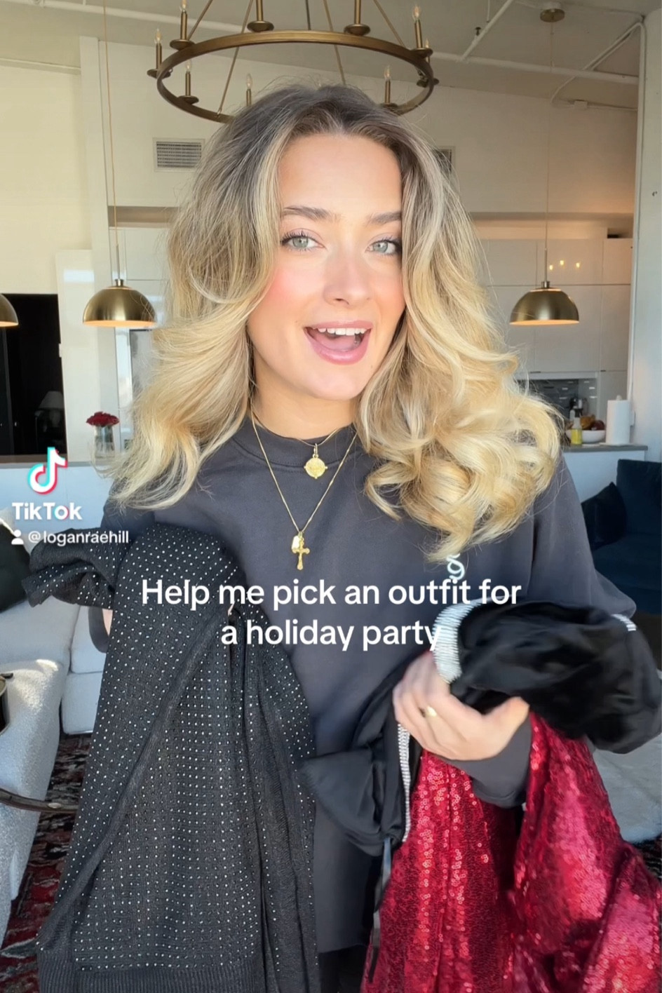 I’m wearing a size in  medium in everything!