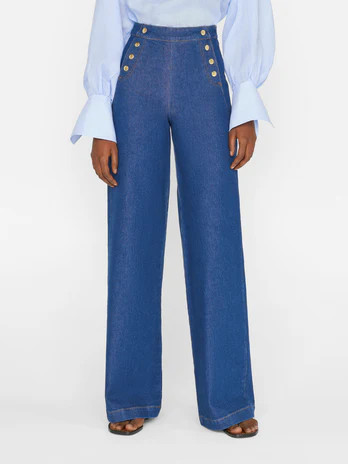 Sailor Snap Wide Leg -- Adele | Frame Denim