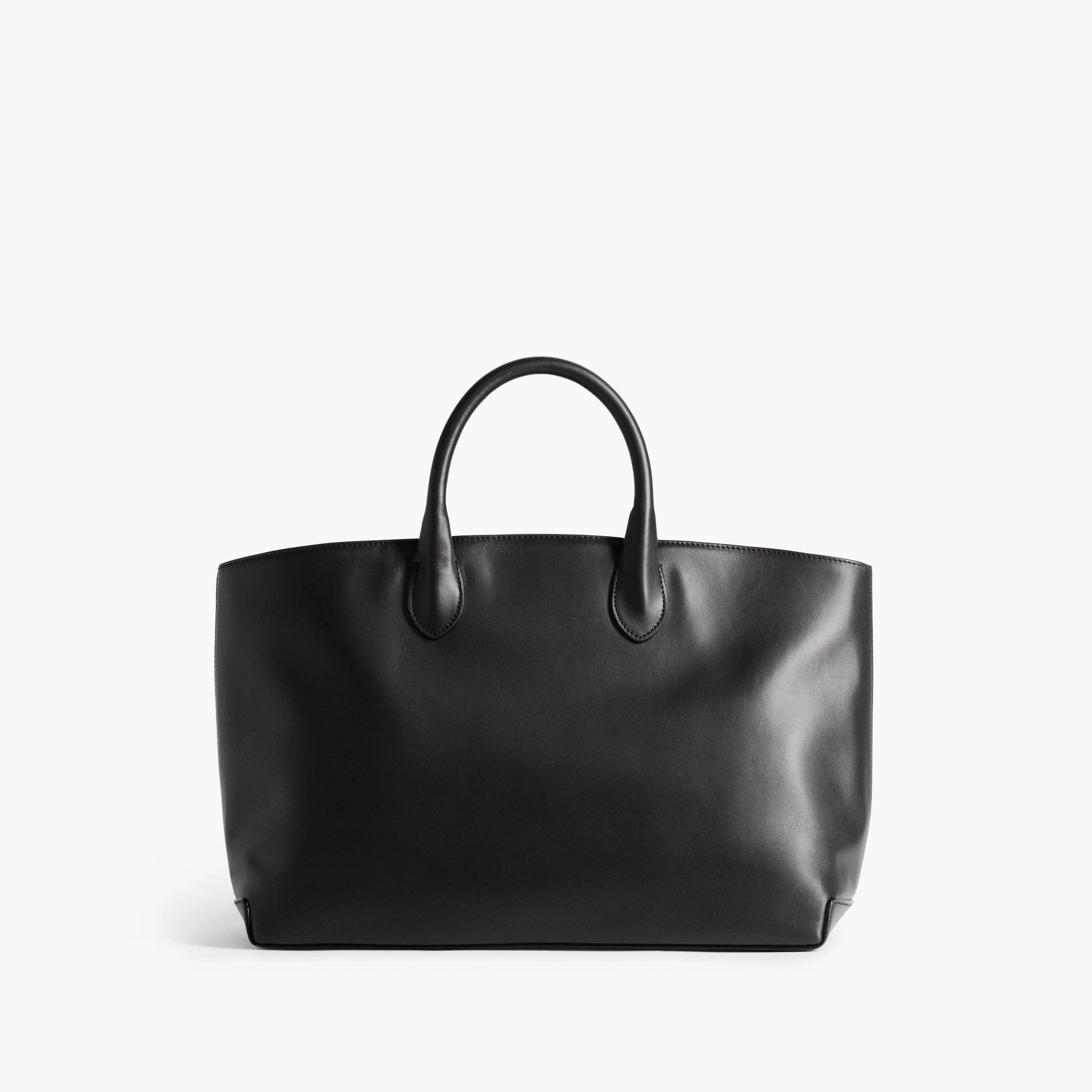 Lola Tote Leather Black Bag | Flattered