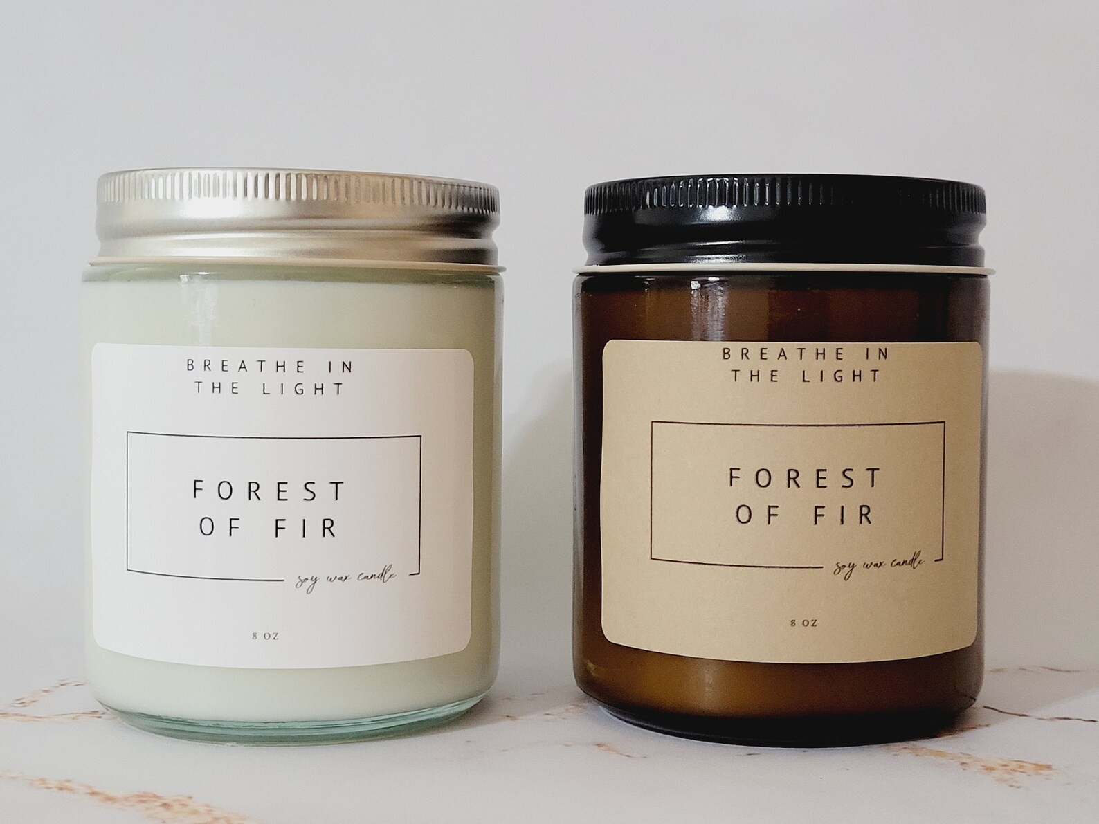 Frasier Fir Candle, Amber Jar Candle, Soy Candle, Christmas Candle Gifts, Earthy Woodsy Scents, S... | Etsy (CAD)