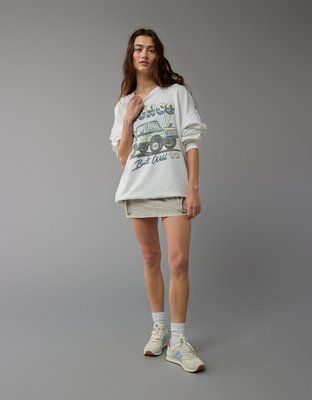 AE Oversized Bronco Graphic Sweatshirt | American Eagle Outfitters (US & CA)