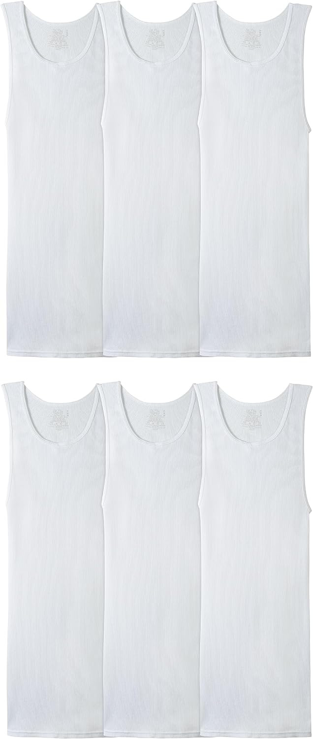 Fruit of the Loom Men's Tag-Free Tank A-Shirt | Amazon (US)