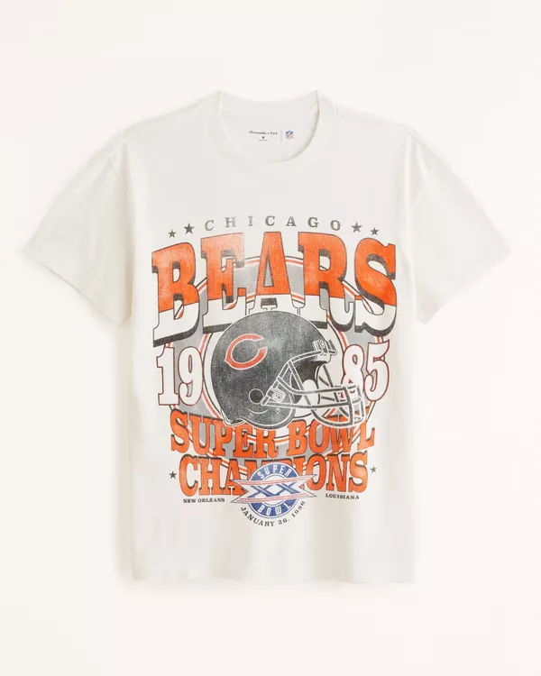 Women's Cleveland Browns Graphic Oversized Sunday Crew in Dark Brown | Size Xxs | Abercrombie & Fitch