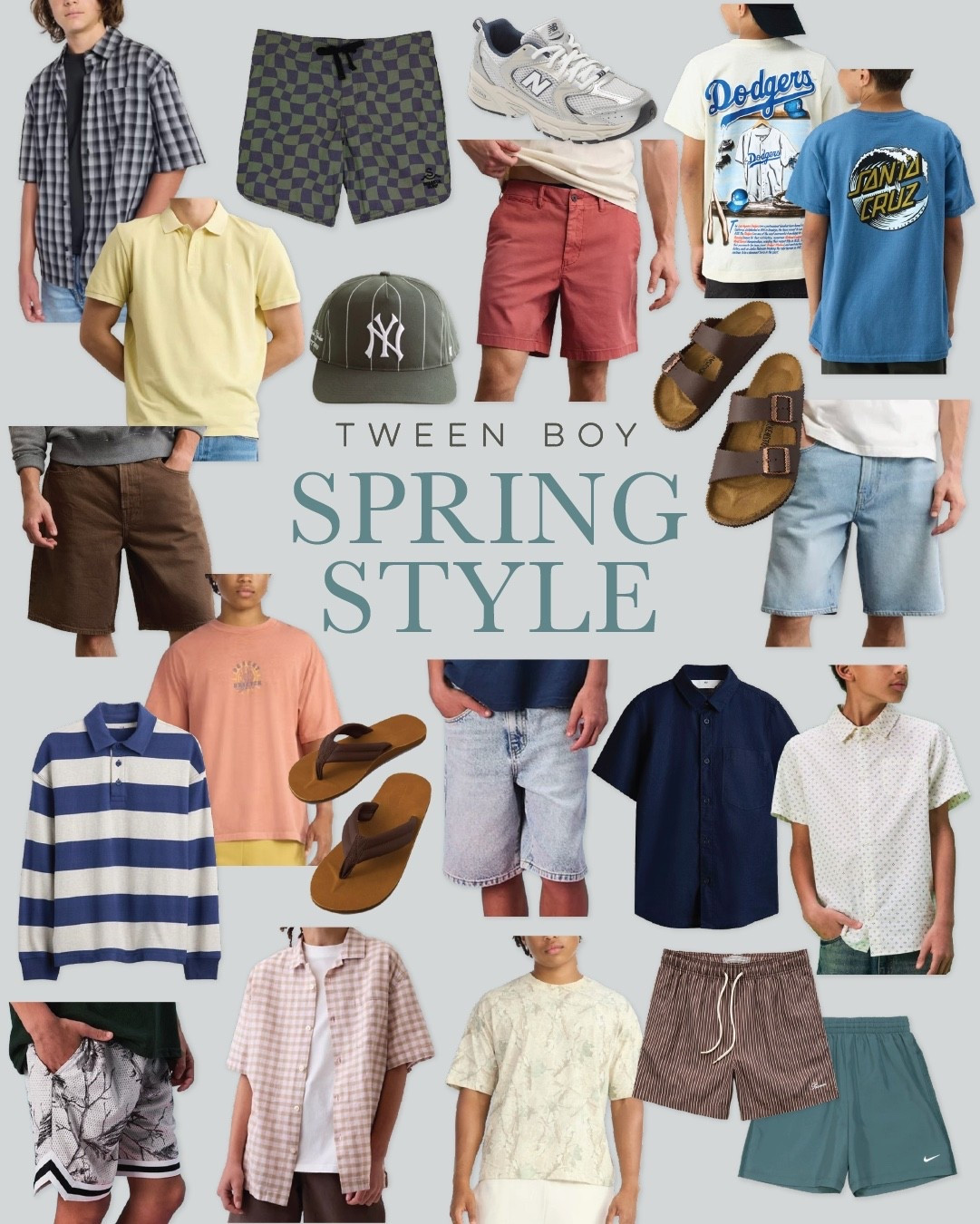 All the spring essentials for tween boys in one spot! Think easy tees, comfy shorts, jorts, sandals, hats, and swimsuits for all the warm weather fun. 

#tweenboystyle #springstyle #boysfashion #springfinds #kidstyle #tweenstyle

#LTKKids #LTKSeasonal #LTKmomlife