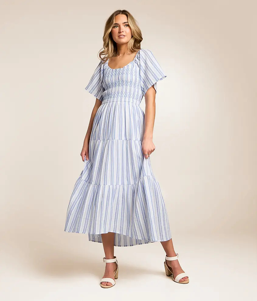 Striped Midi Dress | Buckle