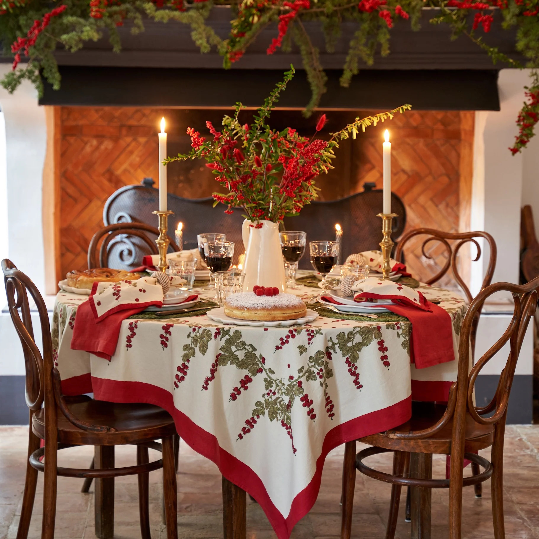 French Tablecloth Gooseberry | Couleur Nature