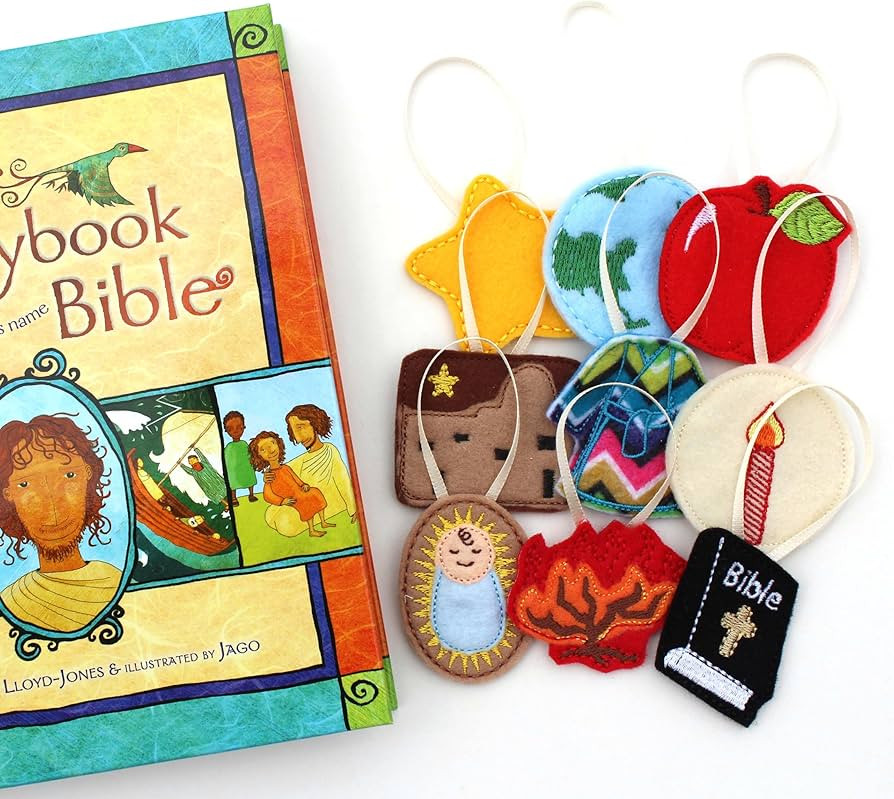 Felt Jesse Tree Advent Ornaments corresponding with The Jesus Storybook Bible (Book not Included) | Amazon (US)