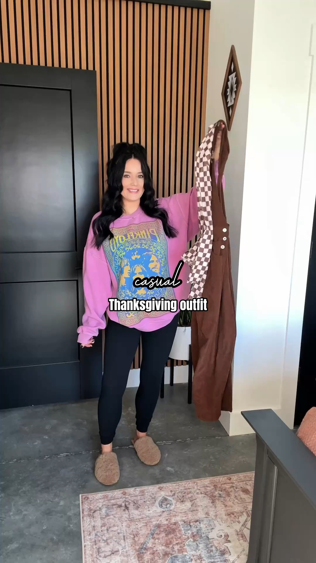 Casual Thanksgiving Outfit 🤎🍁

Checkered Top - small (my exact seller is sold out, so I linked another!)
Overalls - small (my exact seller is sold out, so I linked another!)
Bandeau - medium

If you're looking for a casual Thanksgiving look that is still comfortable and can be worn after the holiday, this is the perfect outfit! 👏🏼 I love anything checkered print, and this brown and white combo is so good for fall. I layered it under these brown corduroy overalls & finished the look with my white leather platform converse! 

 

#LTKootd #LTKHoliday #LTKgrwm