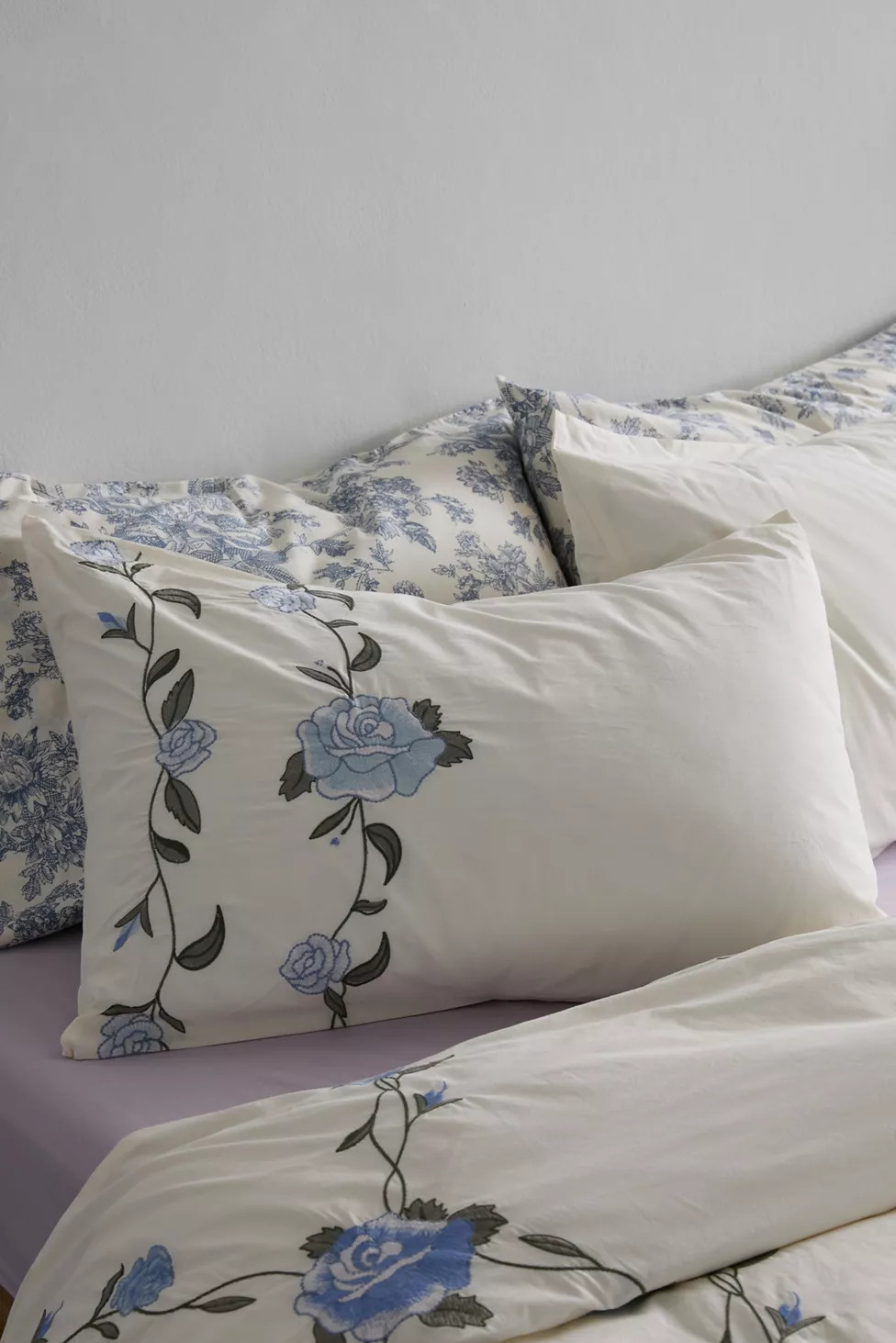 Secret Garden Embroidered Shams | Urban Outfitters (US and RoW)