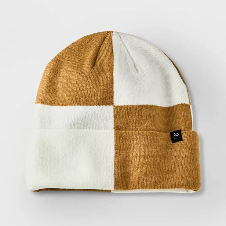 Kids' Jacquard beanie - art class™ Brown | Target