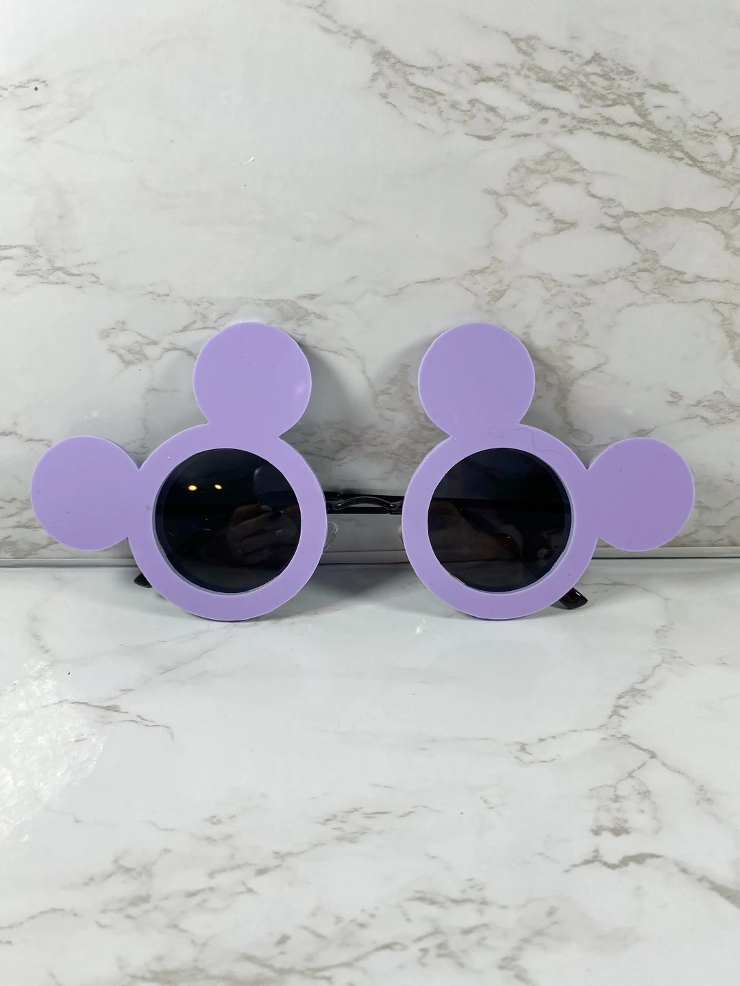 Pastel Purple Lavender Mickey Sunglasses - Polarized Lightweight - Etsy | Etsy (US)